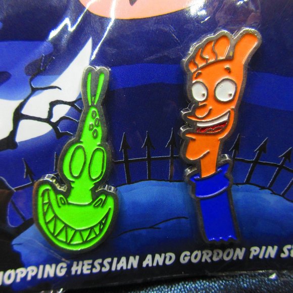 Rockos Modern Life Hopping Hessian & Gordon Pin Set Nick Box EXCLUSIVE FALL 2019 - Picture 3 of 7